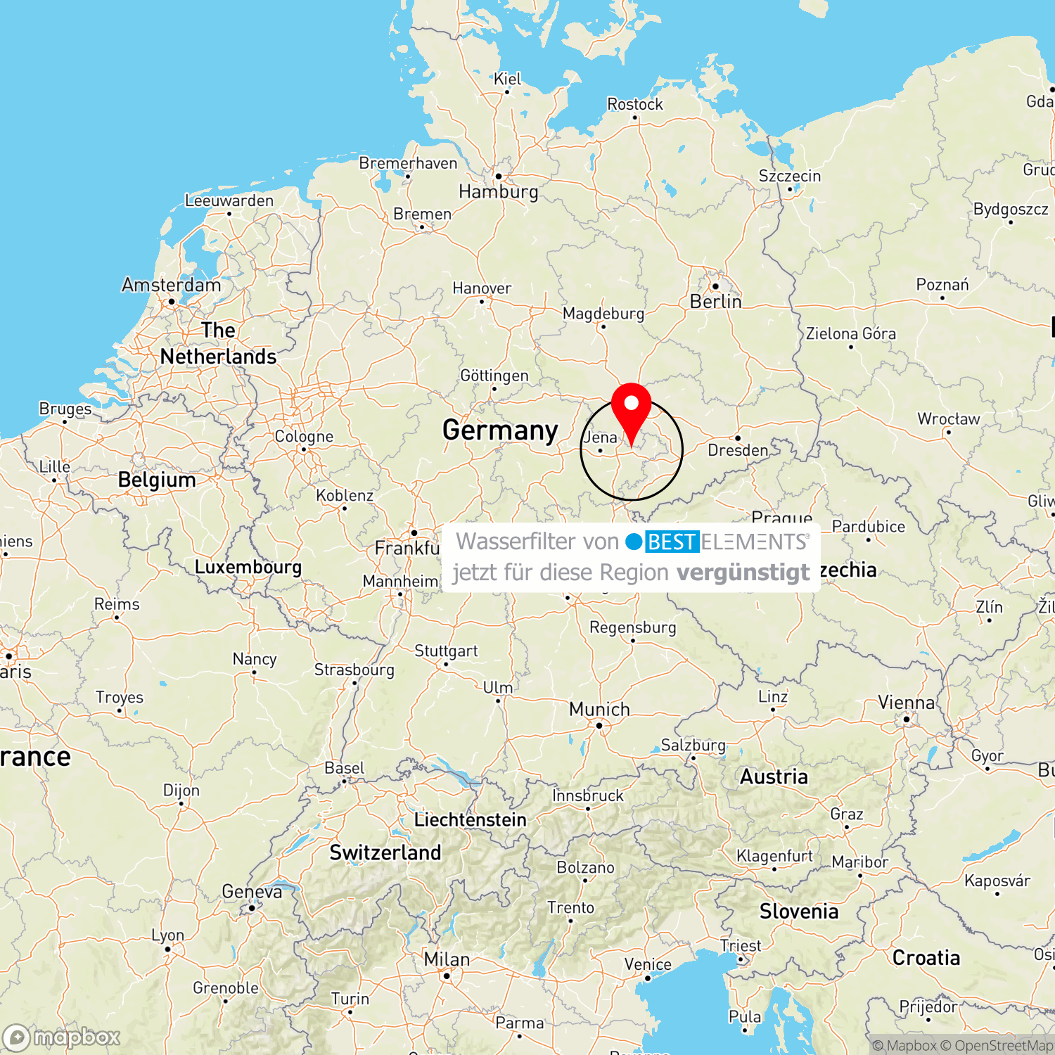 Gera: Dusch-Verbot im Reuss-Park wegen Legionellen im Wasser