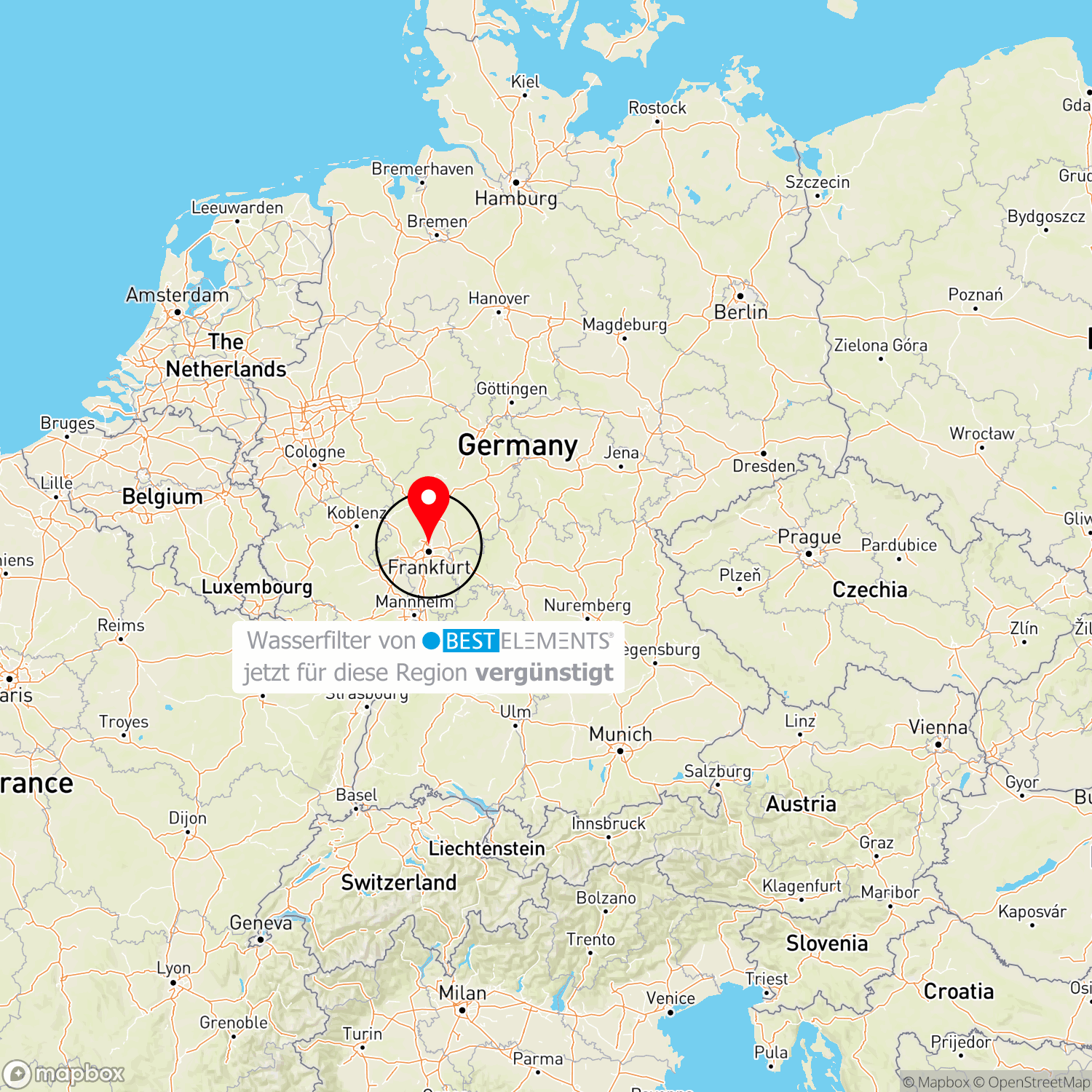 Frankfurt am Main (kreisfreie Stadt Frankfurt am Main): Bauarbeiten verursachen mögliche Trübungen und Druckschwankungen im Trinkwasser