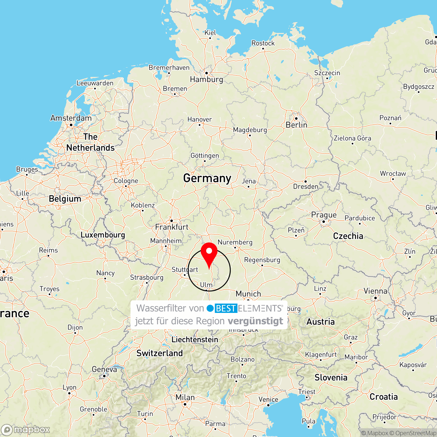 Aalen (Ostalbkreis): Leitungswasser riecht derzeit nach Chlor