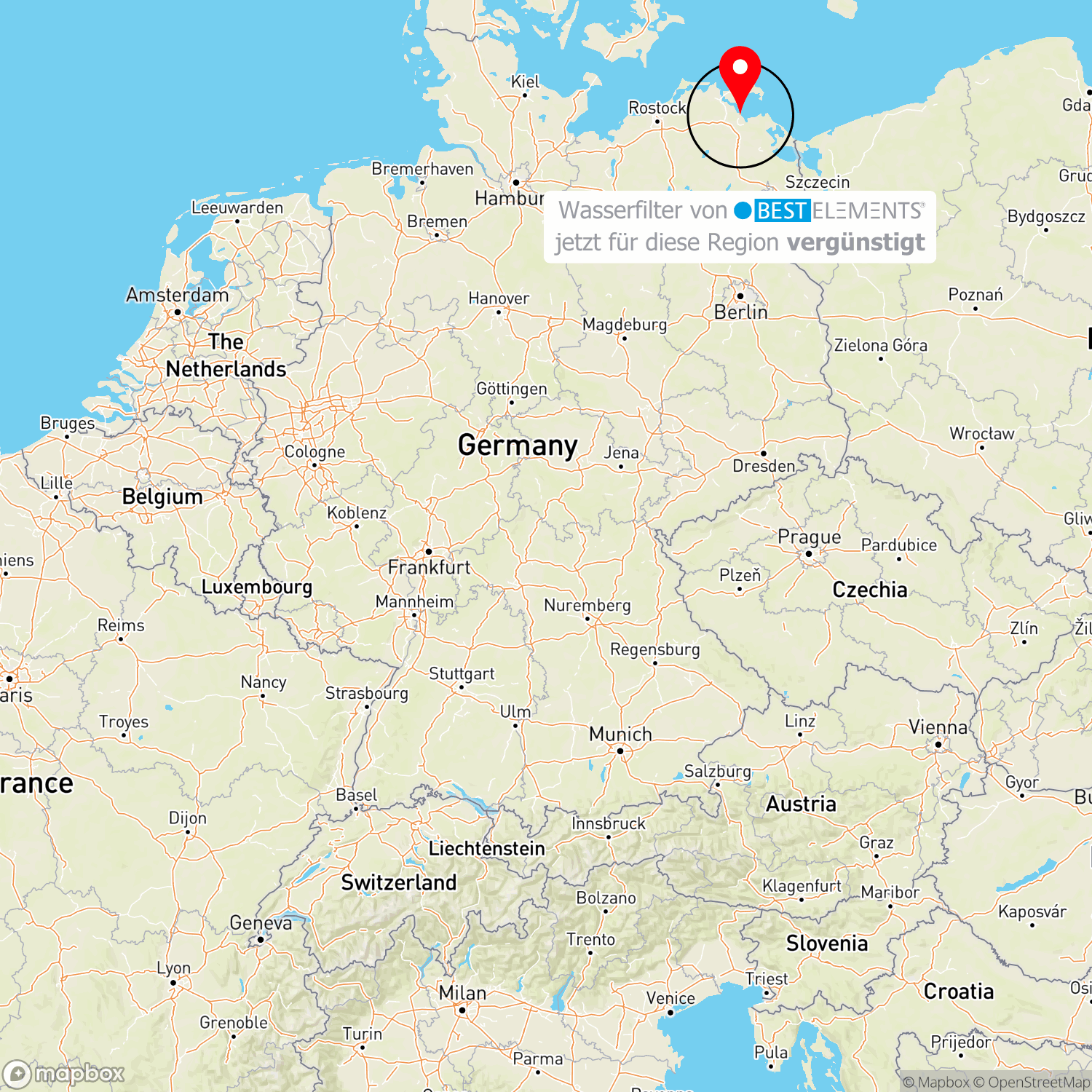 Greifswald-Eldena (Landkreis Vorpommern-Greifswald): Trübungen des Trinkwassers durch Bauarbeiten