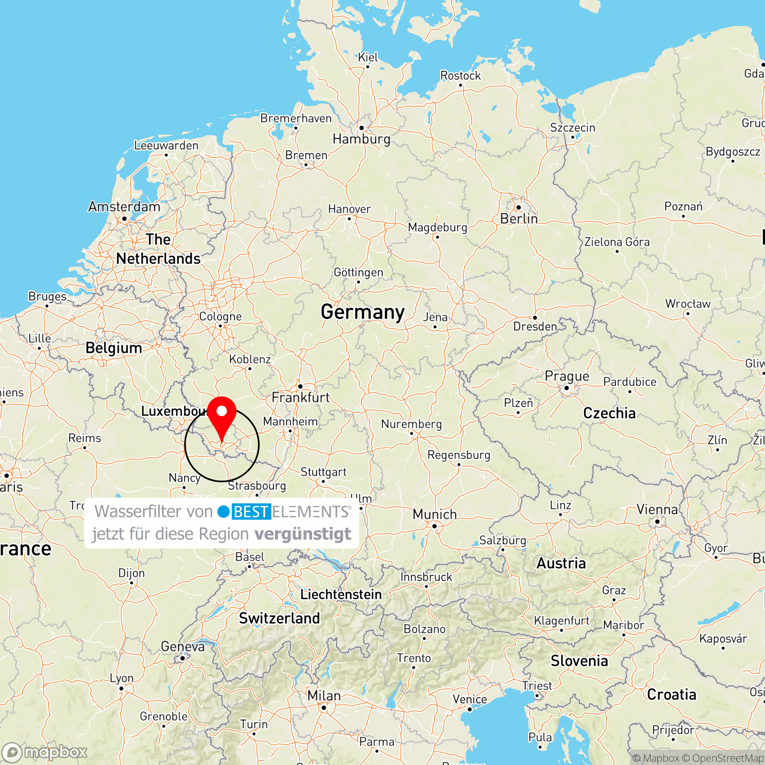 Saarbrücken (Regionalverband Saarbrücken): Trinkwasser kann wegen Speicherreinigung leicht nach Chlor riechen