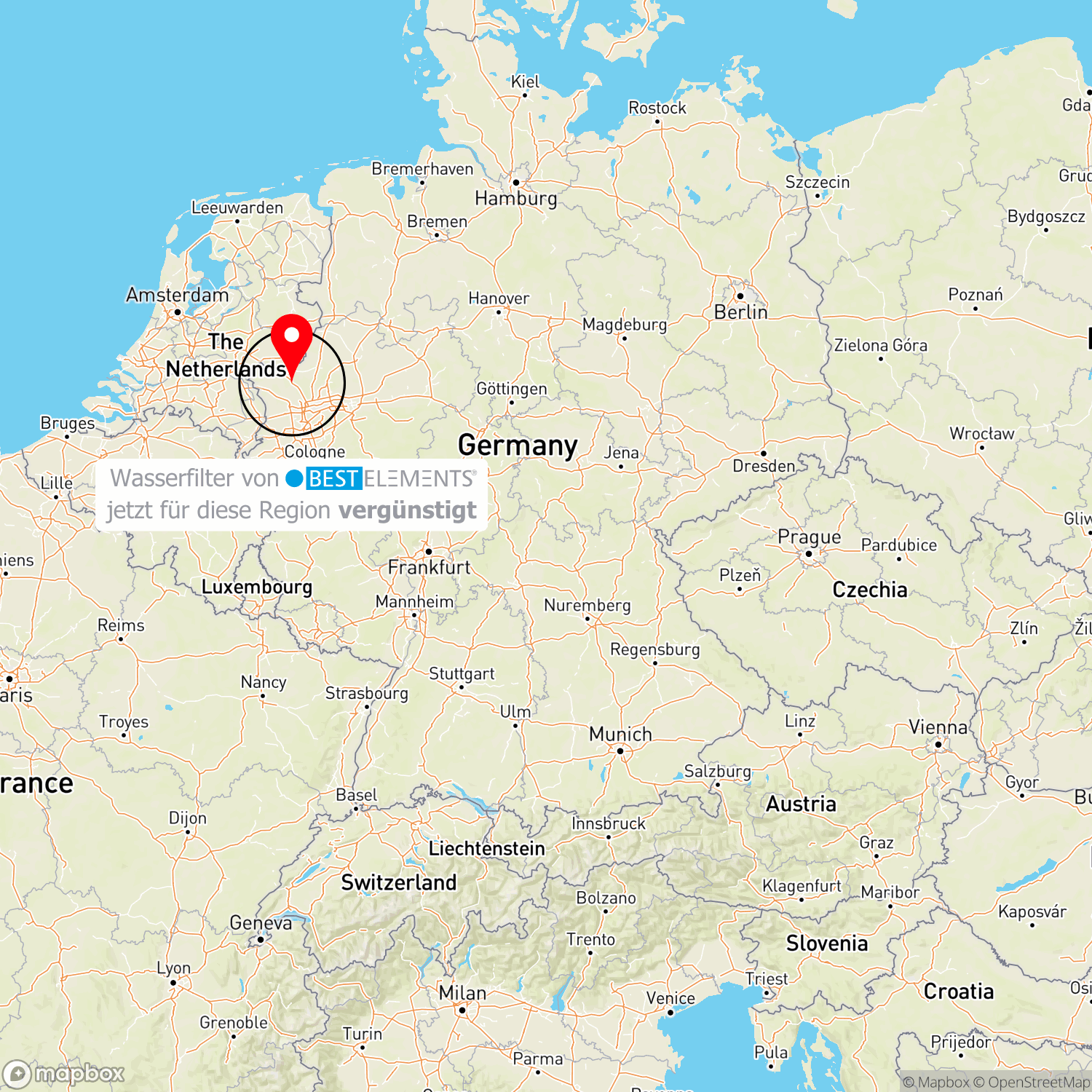 Hünxe (Kreis Wesel): Trinkwasser wird vorsorglich desinfiziert – Chlorgeruch möglich