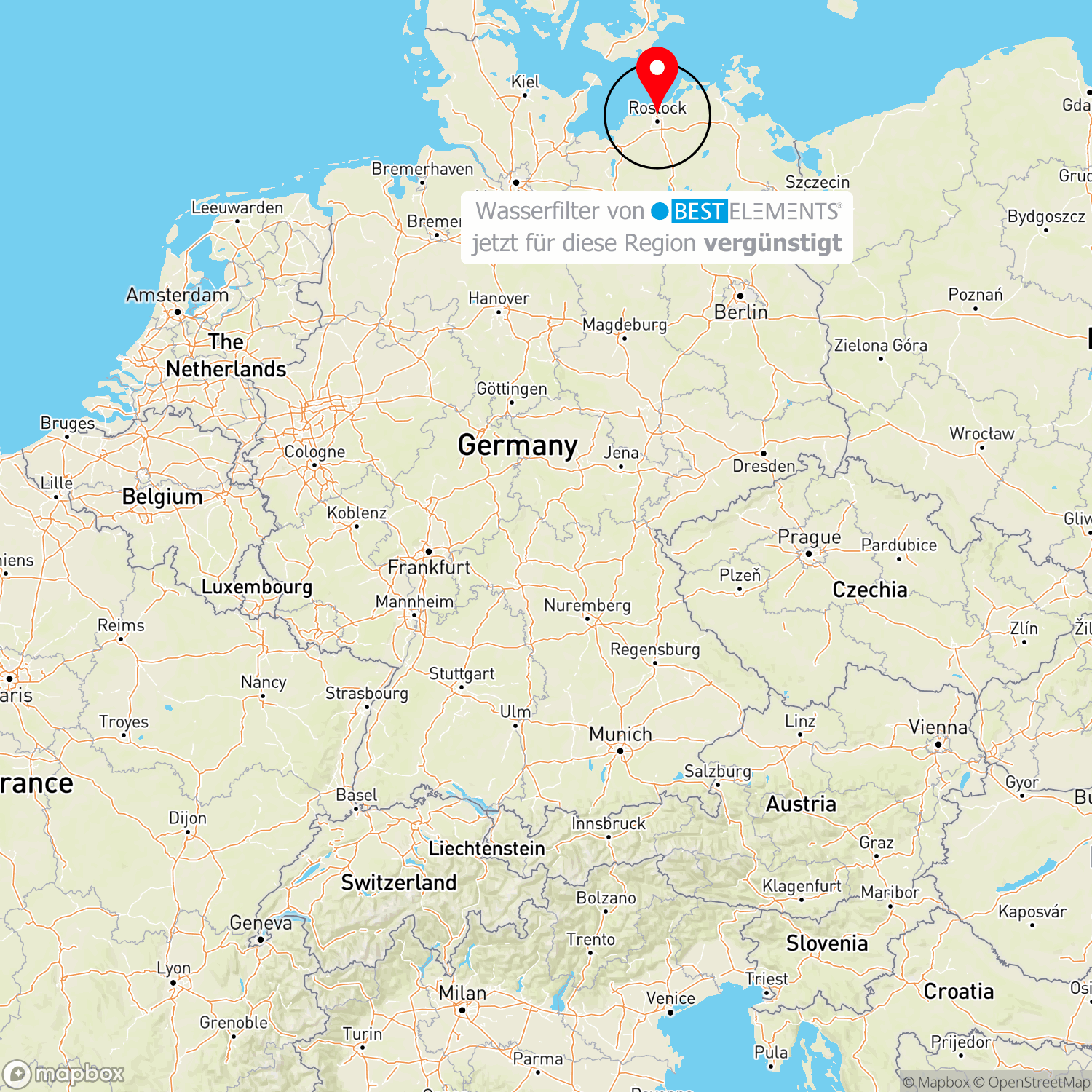 Rostock (kreisfreie Stadt): Zeitweise verfärbtes Trinkwasser und Druckschwankungen in Reutershagen